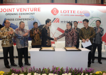 Joint Venture dengan Modernland Realty, Lotte E&C Sepakat Bangun Mixed Use Rp5,4 Triliun