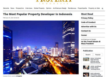 Pertama di Indonesia, Properti Indonesia Petakan  10 Developer Paling Populer di Indonesia versi Social Media dan Media Online