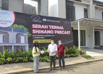 Jakarta Garden City Serah Terimakan Rumah New Shinano Precast