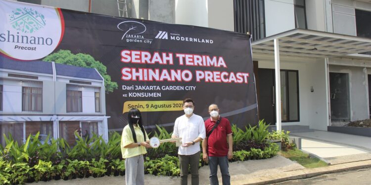 Jakarta Garden City Serah Terimakan Rumah New Shinano Precast