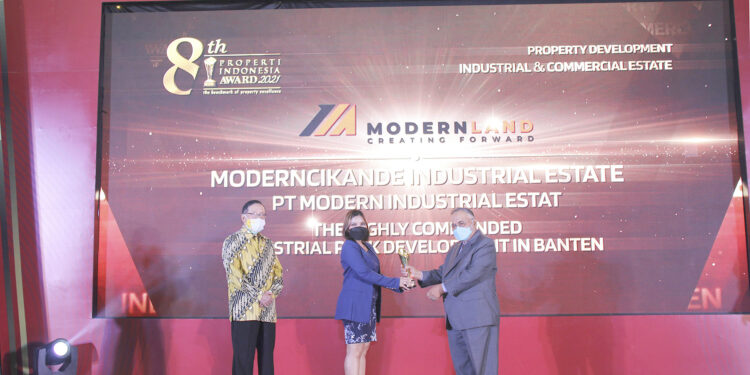 ModernCikande Industrial Estate Raih Penghargaan Properti Indonesia Award (PIA) 2021