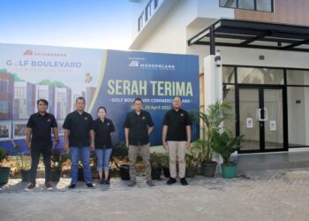 PT Modernland Realty Tbk. Secara Bertahap Mulai Serah Terimakan Ruko Golf Boulevard Commercial Park di Kota Modern