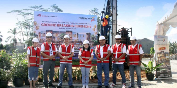 Modernland Realty Gelar Ground Breaking Pusat Kuliner & Belanja Paling Hype di Pusat Kota Modern