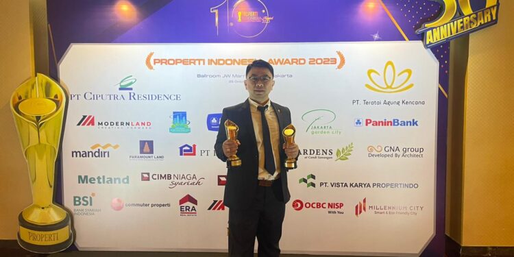 Teratai Group Sabet Penghargaan Rising Star Developer  dalam Ajang Properti Indonesia Award 2023