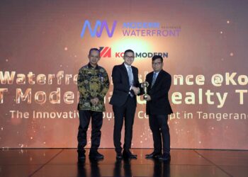 Cluster Modern Waterfront Residence di KotaModern Raih Penghargaan Properti Indonesia Award 2023