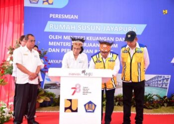 Diresmikan Menkeu, Kementerian PUPR Rampungkan Rusun Negara ASN Kemenkeu di Jayapura