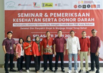 Peduli Kesehatan, Jakarta Garden City Gelar Aksi Donor Darah dan Pemeriksaan Kesehatan Gratis