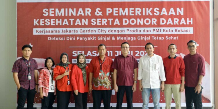 Peduli Kesehatan, Jakarta Garden City Gelar Aksi Donor Darah dan Pemeriksaan Kesehatan Gratis