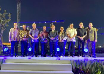 The Dancing Cranes Ceremony, Perayaan keberhasilan pemasangan 15 tower crane di Proyek NICE