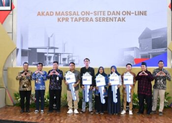 Genjot Pembiayaan Perumahan, BP Tapera bersama BTN Syariah Gelar Akad Massal KPR Tapera Syariah di Jember