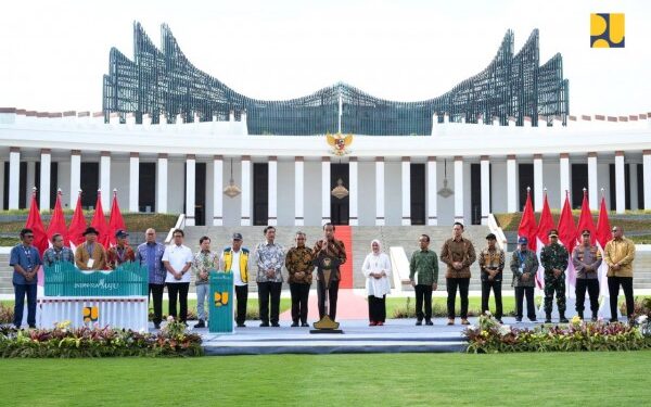 Presiden Jokowi Resmikan Istana Negara di IKN