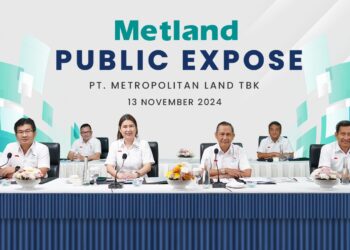 Tumbuh 10%, Recurring Income Topang Peningkatan Pendapatan Metland di Kuartal III 2024