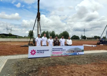 Percepat Pembangunan, Paramount Land Mulai Pembangunan Pasar Modern Paramount Petals