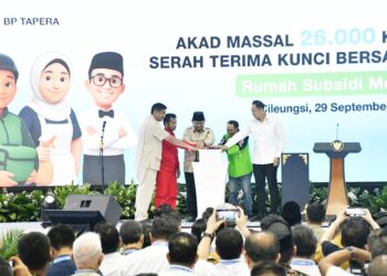 26 Ribu Unit KPR Subsidi Diakadkan Serentak, Presiden Serahkan Kunci Simbolis