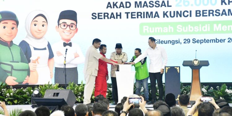 26 Ribu Unit KPR Subsidi Diakadkan Serentak, Presiden Serahkan Kunci Simbolis