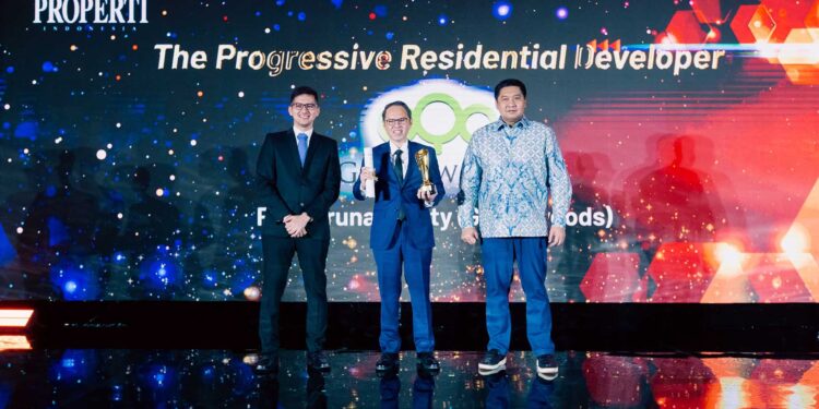 Greenwoods Raih Penghargaan Rising Star Developer di Properti Indonesia Award 2025