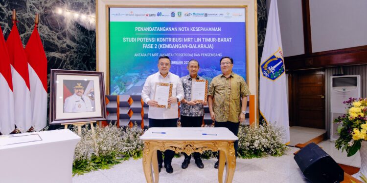 MRT Jakarta dan Metland Jajaki Kerja Sama Integrasi Jalur Lintas Timur-Barat